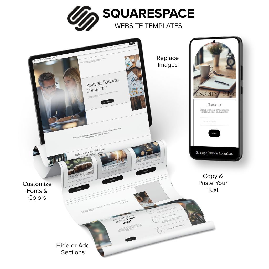 Pro Website Squarespace Template